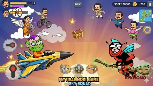 Flying Modi Game