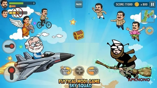 Flying Modi Game