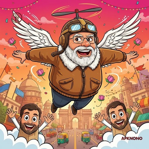 Flying Modi Game